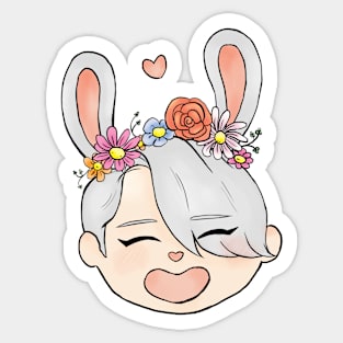 bunny victor Sticker